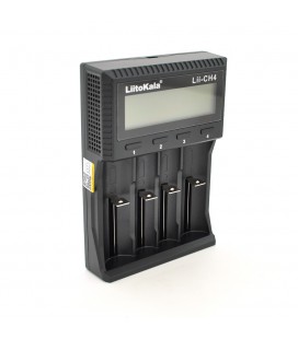 ЗУ універсальне Liitokala Lii-CH4, 4 канали, LCD дисплей, підтримує Li-ion, Ni-MH та Ni-Cd AA (R6), ААA (R03), AAAA, С (R14)