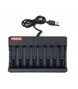 Зарядное устройство MS-ZD8, 8 каналов, АА/ААА, 1.2V/1600mAh, питание от USB