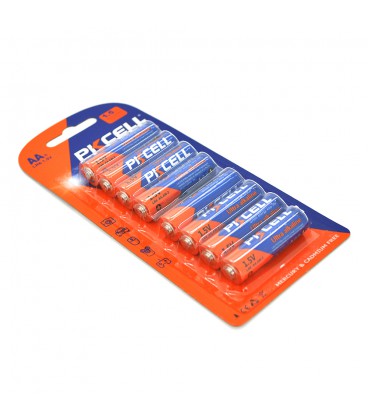 Батарейка лужна PKCELL 1.5V AA/LR6, 8 штук у блістері ціна за блістер, Q10