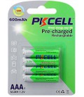 Акумулятор PKCELL 1.2V AAA 600mAh NiMH Already Charged, 4 штуки у блістері ціна за блістер, Q12