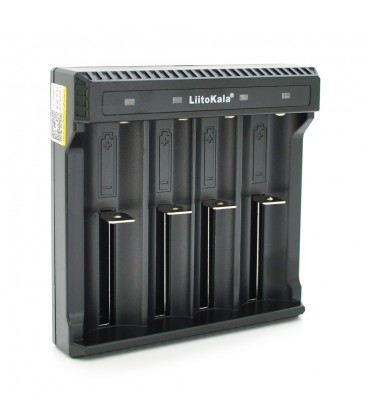 ЗУ универсальное Liitokala Lii-L4, 4 канала,LED индикация, поддерживает Li-ion, 10430/10440/14500/16340/17670/18500/18650/26650/