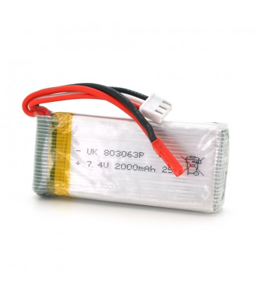 Аккумулятор 8*30*63P 25C, 7.4V (1200mAh), 5 контактов