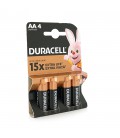 Батарейка щелочная DURACELL LR06 (АА) MN1500, 4шт в блистере, цена за блистер
