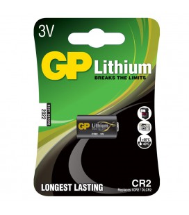 Батарейка літієва GP CR2-U1, 1 шт в блістері ціна за блістер