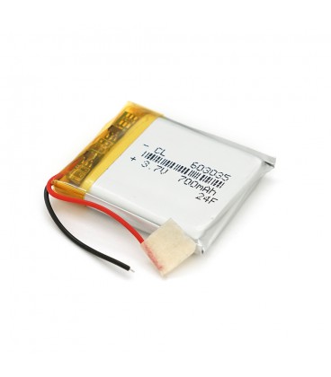 Літій-полімерний акумулятор 6*30*35mm (Li-ion 3.7В 700мА·год)