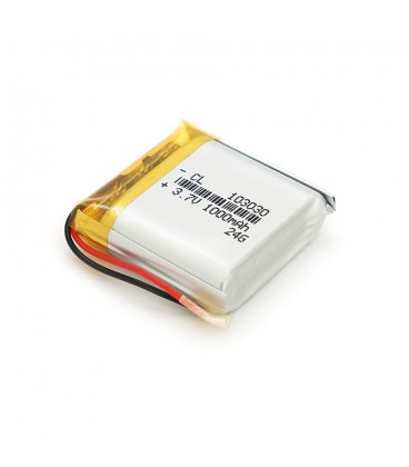 Литий-полимерный аккумулятор 10*30*30mm (Li-ion 3.7В 1000мА·ч)