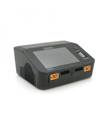 Зарядное устройство ToolkitRC M6DAC, 2 канала по 350Вт, тип АКБ LiPo, LiHv, Li-ion, NiMh, LiFe, Pb, USB, XT60, вход 7-28В, AC 10
