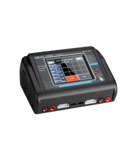 Зарядное устройство HTRC T240 Duo AC150/DC240Вт, тип АКБ LiPo, LiHv, Li-ion, NiMh, LiFe, Pb, 3.2' Touch screen, 145x105x64mm
