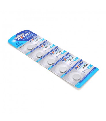 Батарейка літієва PKCELL CR1225, 5 шт у блістері (упак.100 штук) ціна за блист. Q30