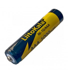 Аккумулятор LiitoKala Ni-10/AAA 1.2V AAA 1000mAh NiMH Rechargeable Battery, 5 штук в shrink, цена за shrink