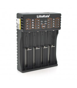 ЗУ універсальне Liitokala lii-402, 4 канали, LCD дисплей, підтримує Li-ion, Ni-MH та Ni-Cd AA (R6), ААA (R03), AAAA, С (R14)