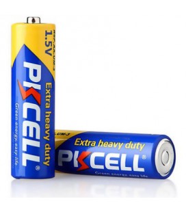 Батарейка сольова PKCELL 1.5V AA/R6, 2 штуки у блістері ціна за блістер, Q12