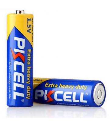 Батарейка сольова PKCELL 1.5V AA/R6, 2 штуки у блістері ціна за блістер, Q12