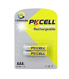 Акумулятор PKCELL 1.2V AAA 1200mAh NiMH Rechargeable Battery, 2 штуки у блістері ціна за блістер, Q12