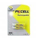 Акумулятор PKCELL 1.2V AAA 1200mAh NiMH Rechargeable Battery, 2 штуки у блістері ціна за блістер, Q12