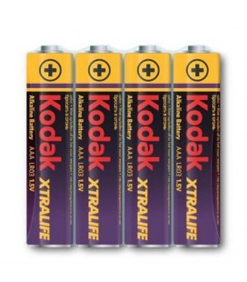 Батарейка лужна KODAK XTRALIFE LR03, ААА, 4шт в shrink, ціна за shrink