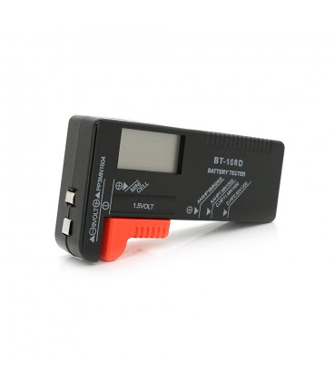 Тестер емкости BT-168D цифровой для аккумуляторных батарей AA/AAА/D/C/серии AG, 1,5V и 9V