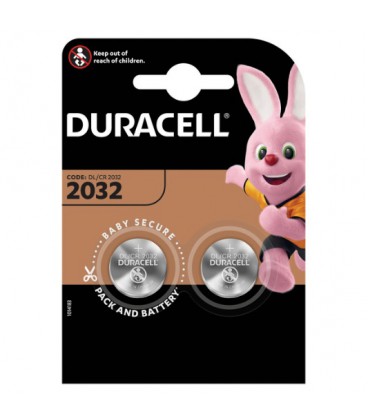 Батарейка літієва DURACELL DL2032, 2шт в блістері, ціна за блістер