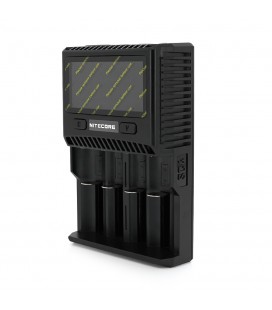 Зарядное устройство универсальное Nitecore SC4, 4 канала, LCD дисплей, поддерживает Li-ion, Ni-MH и Ni-Cd AA (R6), ААA (R03), AA