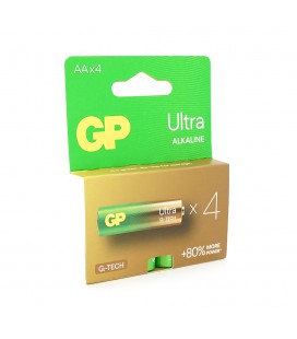 Батарейка GP Ultra 15AU-2UE4, лужна AA, 4 шт у блістері, ціна за блістер