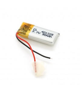 Літій-полімерний акумулятор 4*12*25mm (Li-ion 3.7В 90мА·год)