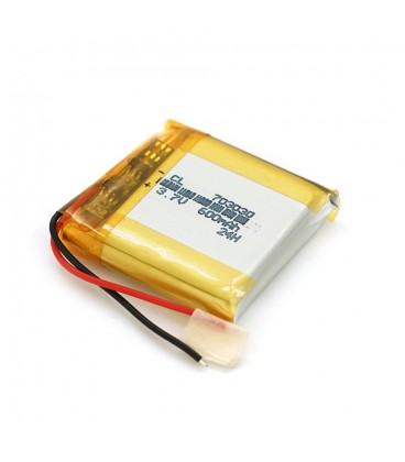 Літій-полімерний акумулятор 7*30*30mm (Li-ion 3.7В 600мА·год)