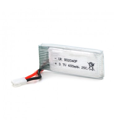 Акумулятор 8*20*40P 25C, 3.7V (600mAh), 2 контакти