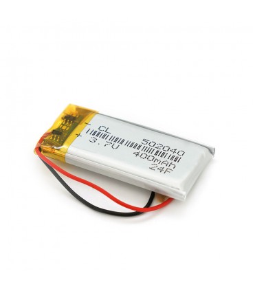 Літій-полімерний акумулятор 5*20*40mm (Li-ion 3.7В 400мА·год)