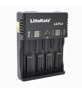 ЗУ універсальне Liitokala Lii-PL4, 4 канали, LED індикація, підтримує Li-ion, Ni-MH та Ni-Cd AA (R6), ААA (R03), AAAA, С (R14)