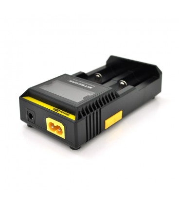 Зарядний пристрій універсальний Nitecore Digicharger D2, 2 канали, LCD дисплей, підтримує Li-ion, Ni-MH та Ni-Cd AA (R6), ААA (R