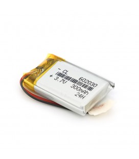 Літій-полімерний акумулятор 6*20*30mm (Li-ion 3.7В 300мА·год)