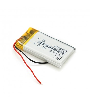 Літій-полімерний акумулятор 4*20*35mm (Li-ion 3.7В 230мА·год)