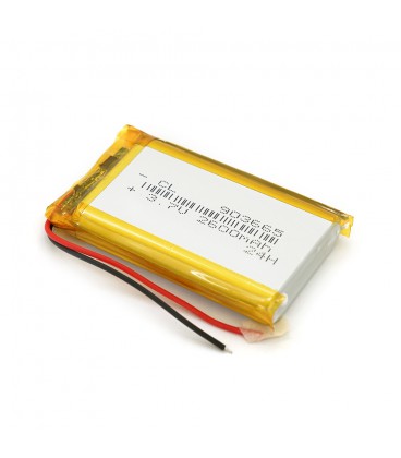 Літій-полімерний акумулятор 9*36*65mm (Li-ion 3.7В 2600мА·год)