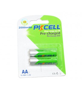 Акумулятор PKCELL 1.2V AA 2000mAh NiMH Already Charged, 2 штуки у блістері ціна за блістер, Q25
