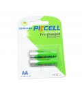 Акумулятор PKCELL 1.2V AA 2000mAh NiMH Already Charged, 2 штуки у блістері ціна за блістер, Q25