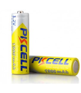 Акумулятор PKCELL 1.2V AA 1300mAh NiMH Rechargeable Battery, 2 штуки у блістері ціна за блістер, Q