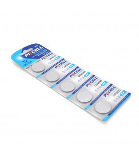 Батарейка літієва PKCELL CR2025, 5 шт у блістері (упак.100 штук) ціна за блист. Q30