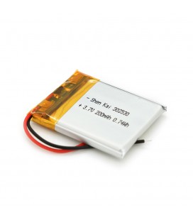 Літій-полімерний акумулятор 3*25*30mm (Li-ion 3.7В 200мА·год)