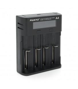 Зарядний пристрій універсальний, 4 канали, LCD дисплей, підтримує Li-ion, Ni-MH та Ni-Cd AA (R6), ААA (R03), AAAA, С (R14)
