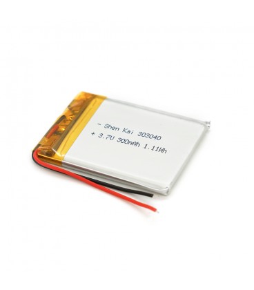 Літій-полімерний акумулятор 3*30*40mm (Li-ion 3.7В 300мА·год)