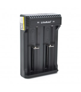 ЗУ універсальне Liitokala Lii-L2, 2 канали, LED індикація, підтримує Li-ion, 10430/10440/14500/16340/17670/18500/18650/26650/255