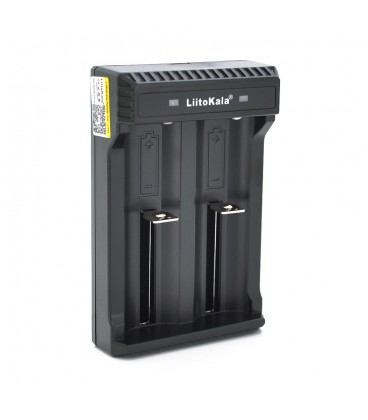 ЗУ універсальне Liitokala Lii-L2, 2 канали, LED індикація, підтримує Li-ion, 10430/10440/14500/16340/17670/18500/18650/26650/255