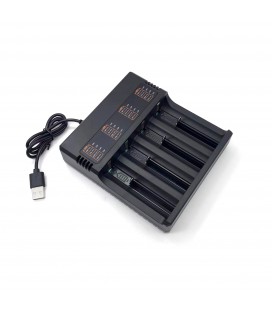 Зарядное устройство MS-5DP4, 4 канала, 18650/26650/21700, 4.2V/4000mAh, питание от USB