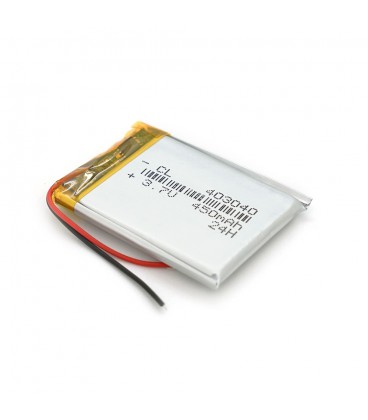 Литий-полимерный аккумулятор 4*30*40mm (Li-ion 3.7В 450мА·ч)