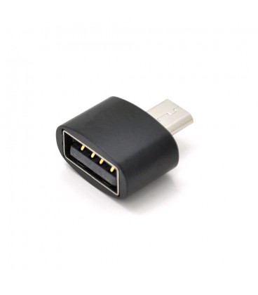 Перехідник YHL T3 USB2.0(AF) OTG  microUSB(M), Black, OEM