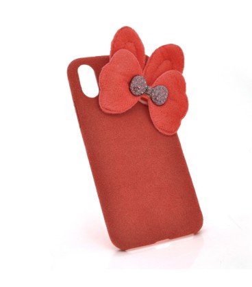 Накладка Пушистая Бантик iPhone 6/6s