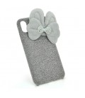 Накладка Пушистая Бантик iPhone 7 Plus/8 Plus