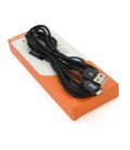 Кабель iKAKU KSC-698 XIANGSU Smart fast charging data cable for micro, Black, довжина 2м, BOX