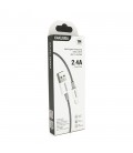 Кабель iKAKU KSC-723 GAOFEI smart charging cable for iphone, Black, довжина 1м, 2.4A, BOX