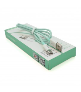 Кабель iKAKU KSC-723 GAOFEI smart charging cable for Type-C, Green, довжина 1м, 3.0A, BOX